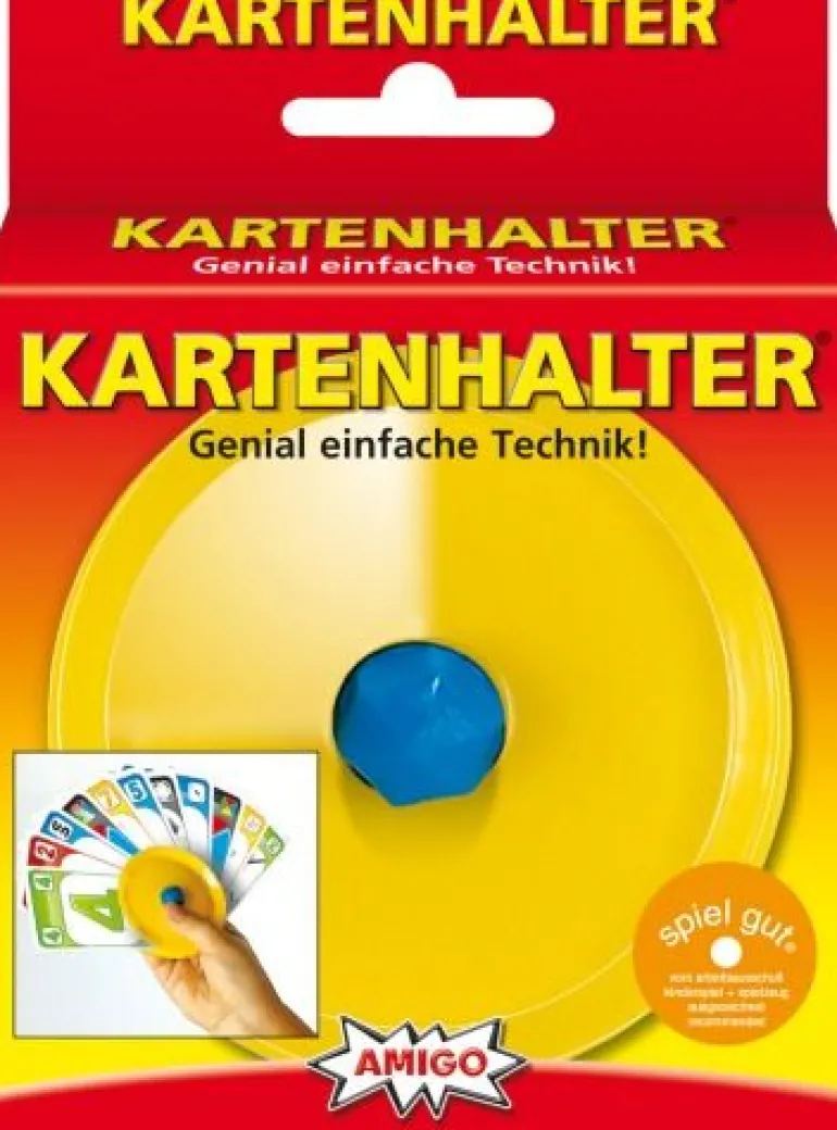 Amigo - Kartenhalter für 30 Karten gelb | Teddy Toys Kinderwelt