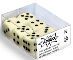 Amigo - Würfel Set Elfenbein W6 | Würfelspiele | Spiele | Spielzeug | Teddy Toys Kinderwelt