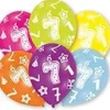 amscan® - 6 Latexballons rundum bedruckt 7, farblich sortiert 27,5 cm | Teddy Toys Kinderwelt