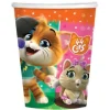 amscan® 44 Cats - 8 Becher, 250 ml | Teddy Toys Kinderwelt