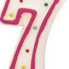 amscan® - Zahlenkerze 7, Höhe 7,3 cm | Teddy Toys Kinderwelt