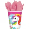 amscan® Einhorn - 8 Becher Papier, 250 ml | Teddy Toys Kinderwelt
