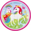 amscan® Einhorn - 8 Teller Papier, Ø 23 cm | Teddy Toys Kinderwelt