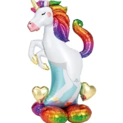 amscan® Einhorn - AirLoonz, 127 cm | Teddy Toys Kinderwelt