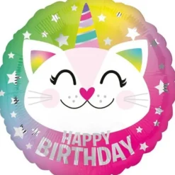 amscan® Happy Birthday - Caticorn Folienballon | Teddy Toys Kinderwelt