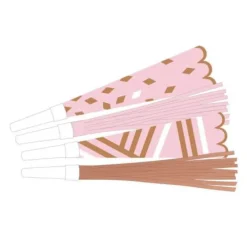 amscan® Party Basics - 8 Tröten Rose Gold Birthday, 22,5 cm | Teddy Toys Kinderwelt