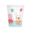 amscan® Peppa Pig - 8 Becher Papier, 250 ml | Teddy Toys Kinderwelt