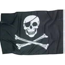 amscan® Pirat - Piratenflagge, 92 x 60 cm | Teddy Toys Kinderwelt