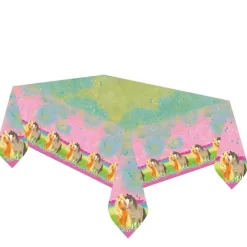 amscan® Pretty Pony - Tischdecke Plastik, 120 x 180 cm | Teddy Toys Kinderwelt