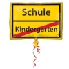 amscan® Schulanfang Schild - Junior Shape Folienballon, 43 x 30 cm | Teddy Toys Kinderwelt