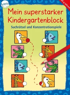 Arena Verlag - Mein superstarker Kindergartenblock Suchrätsel | Teddy Toys Kinderwelt