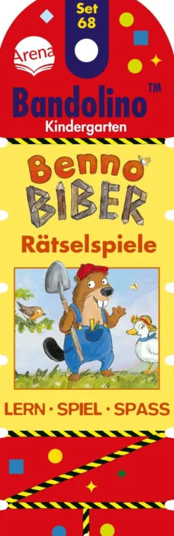Arena Verlag Bandolino Kindergarten - Benno Biber Rätselspiele Set 68 | Teddy Toys Kinderwelt