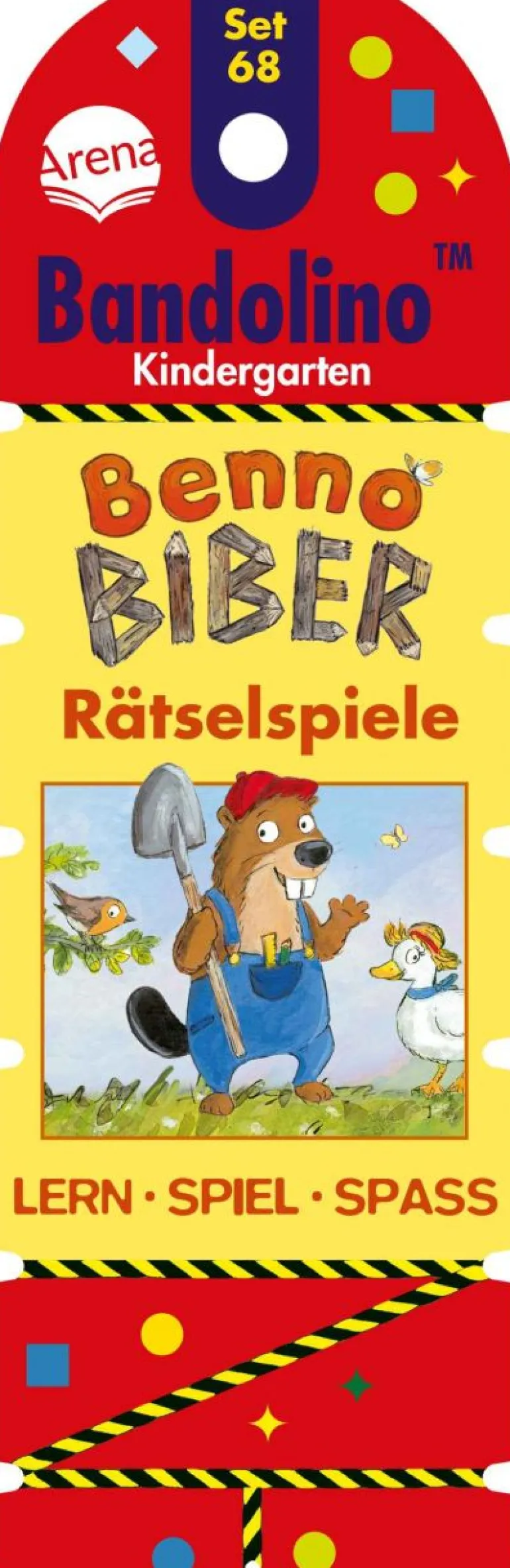 Arena Verlag Bandolino Kindergarten - Benno Biber Rätselspiele Set 68 | Teddy Toys Kinderwelt