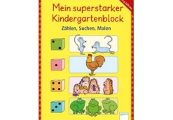 Arena Verlag Mein superstarker Kindergarten-Block - Zählen, Suchen, Malen | Teddy Toys Kinderwelt