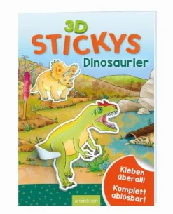 ars Edition - 3D-Stickys Dinosaurier | Teddy Toys Kinderwelt
