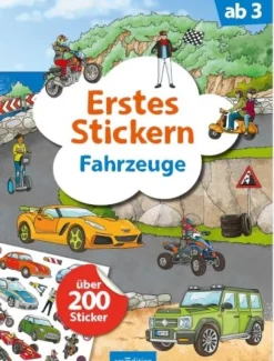ars Edition - Erstes Stickern Fahrzeuge | Teddy Toys Kinderwelt