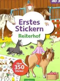 ars Edition - Erstes Stickern Reiterhof | Teddy Toys Kinderwelt