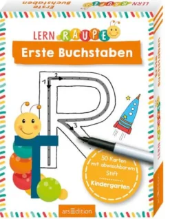 ars Edition - Lernraupe, Erste Buchstaben | Teddy Toys Kinderwelt