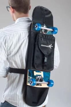 Authentic - Skateboard ABEC 5, Wave Design mit Rucksack | Teddy Toys Kinderwelt
