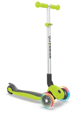 Authentic Globber - Primo Foldalble Leuchtrollen, grün | Teddy Toys Kinderwelt