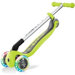 Authentic Globber - Primo Foldalble Leuchtrollen, grün | Teddy Toys Kinderwelt