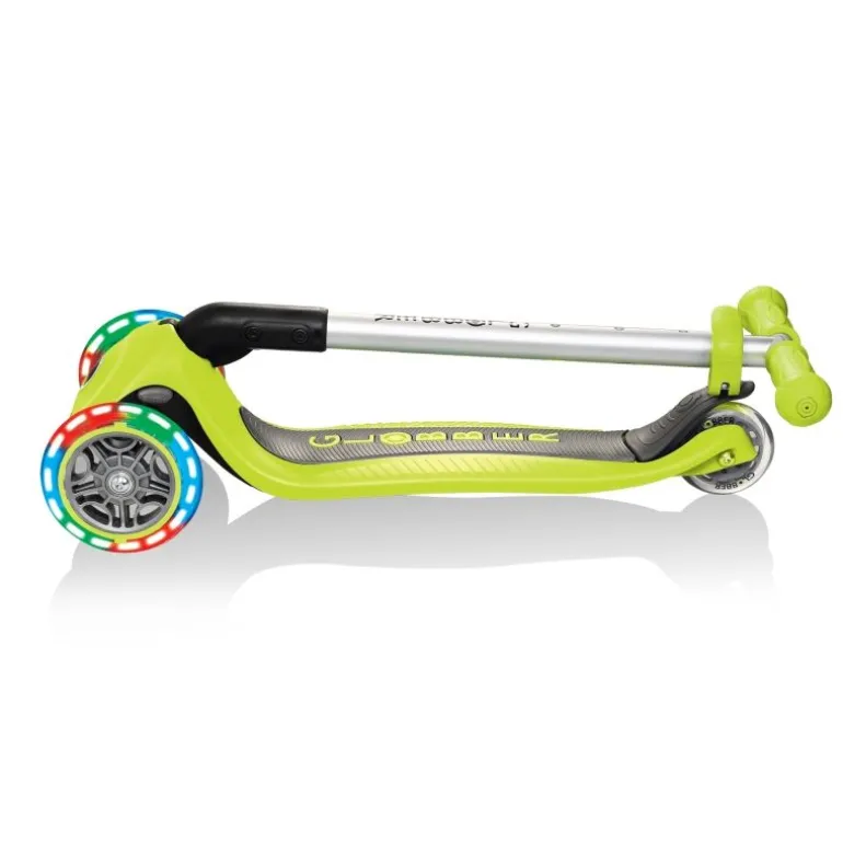 Authentic Globber - Primo Foldalble Leuchtrollen, grün | Teddy Toys Kinderwelt