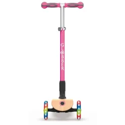 Authentic Globber - Primo Foldalble Holzdeck mit Leuchtrollen, pink | Teddy Toys Kinderwelt