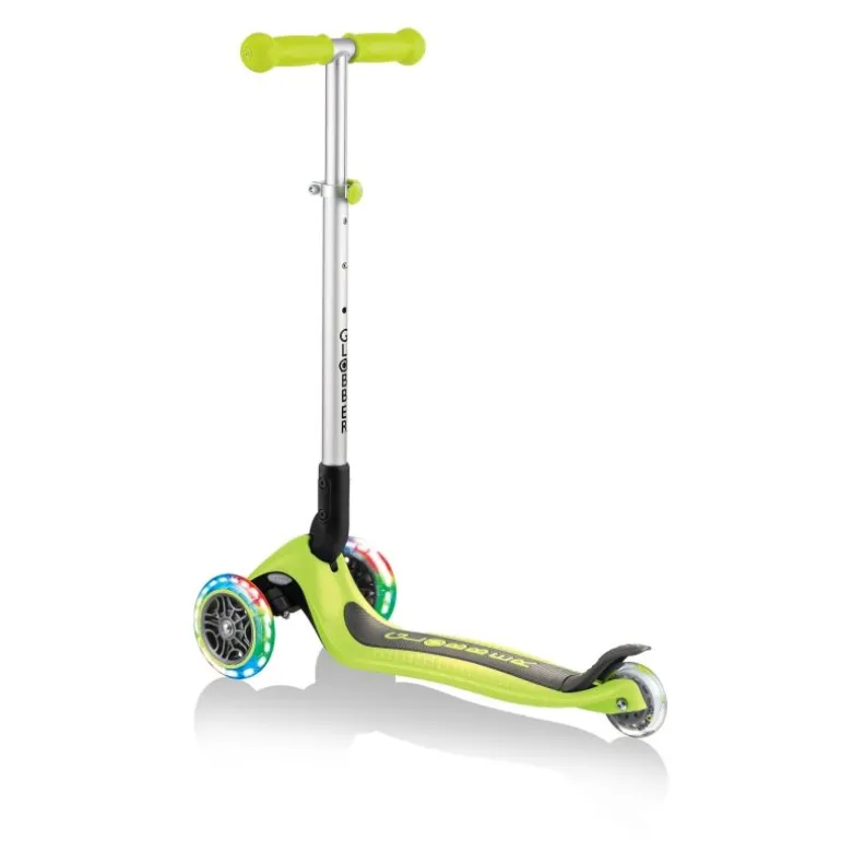 Authentic Globber - Primo Foldalble Leuchtrollen, grün | Teddy Toys Kinderwelt