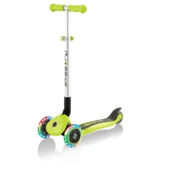 Authentic Globber - Primo Foldalble Leuchtrollen, grün | Teddy Toys Kinderwelt