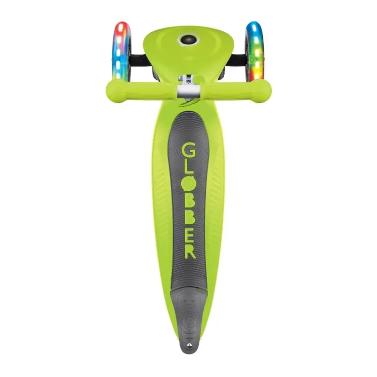 Authentic Globber - Primo Foldalble Leuchtrollen, grün | Teddy Toys Kinderwelt