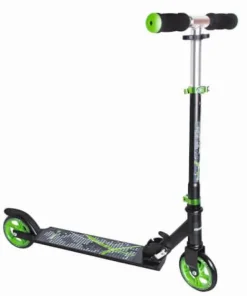 Authentic Muuwmi - Alu Scooter 125 mm, schwarz/grün | Teddy Toys Kinderwelt