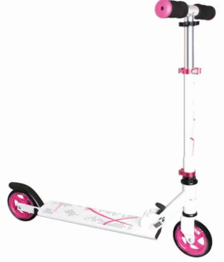 Authentic Muuwmi - Alu Scooter 125 mm, weiß/pink | Teddy Toys Kinderwelt