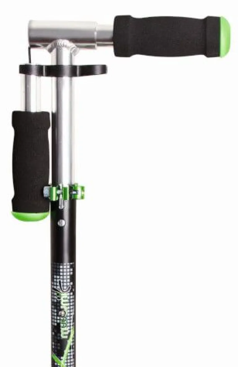 Authentic Muuwmi - Alu Scooter 125 mm, schwarz/grün | Teddy Toys Kinderwelt