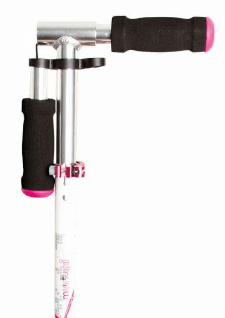 Authentic Muuwmi - Alu Scooter 125 mm, weiß/pink | Teddy Toys Kinderwelt