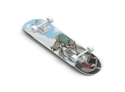 Authentic Muuwmi - Skateboard Pro ABEC 5, Skull Design | Teddy Toys Kinderwelt