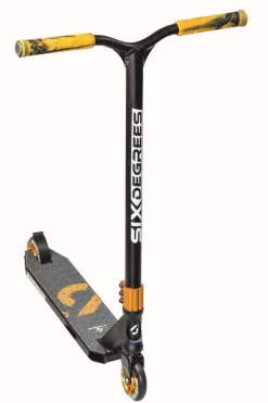 Authentic SixDegrees - Alu Stuntscooter, Schwarz-Kupfer | Teddy Toys Kinderwelt