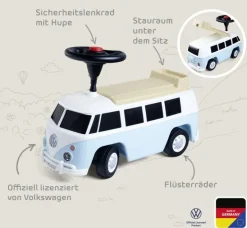 Baby VW T1 Blau von BIG | Teddy Toys Kinderwelt