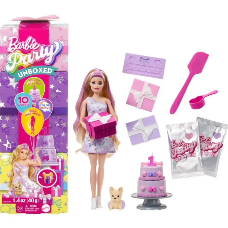 Barbie® - Party Unboxed Haustier Geburtstag Serie | Teddy Toys Kinderwelt