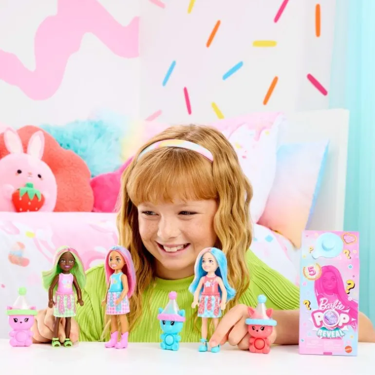 Barbie Chelsea Pop Reveal Shakes-Serie Puppe mit Duft und Farbwec | Teddy Toys Kinderwelt