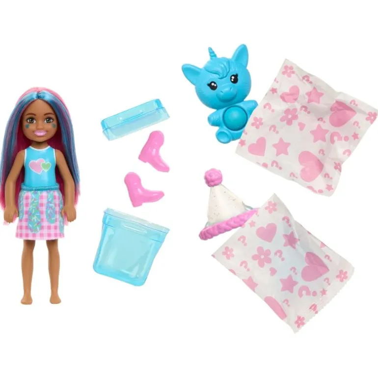 Barbie Chelsea Pop Reveal Shakes-Serie Puppe mit Duft und Farbwec | Teddy Toys Kinderwelt