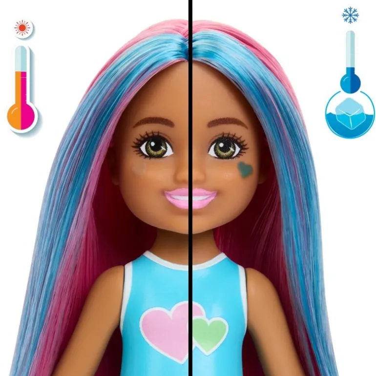 Barbie Chelsea Pop Reveal Shakes-Serie Puppe mit Duft und Farbwec | Teddy Toys Kinderwelt