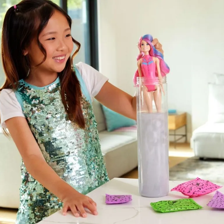 Barbie Color Reveal Disco Star-Reihe Modepuppe und Accessoires mi | Teddy Toys Kinderwelt