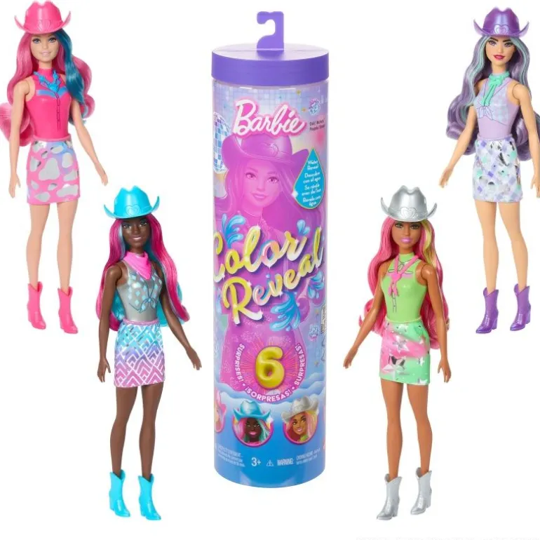 Barbie Color Reveal Disco Star-Reihe Modepuppe und Accessoires mi | Teddy Toys Kinderwelt