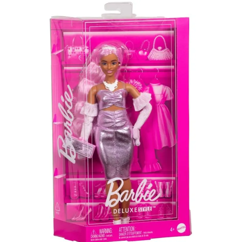Barbie® Deluxe Style - Puppe Glänzendes Kleid | Teddy Toys Kinderwelt
