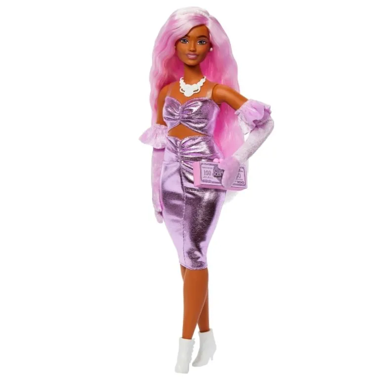 Barbie® Deluxe Style - Puppe Glänzendes Kleid | Teddy Toys Kinderwelt