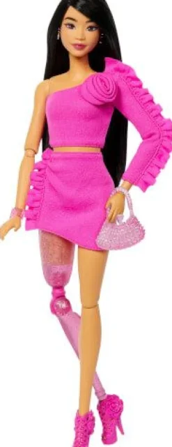 Barbie Deluxe Style-Puppe Nr. 2 mit pinkfarbenem Barbiecore-Obert | Teddy Toys Kinderwelt