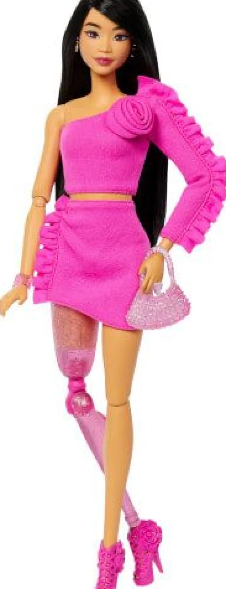 Barbie Deluxe Style-Puppe Nr. 2 mit pinkfarbenem Barbiecore-Obert | Teddy Toys Kinderwelt