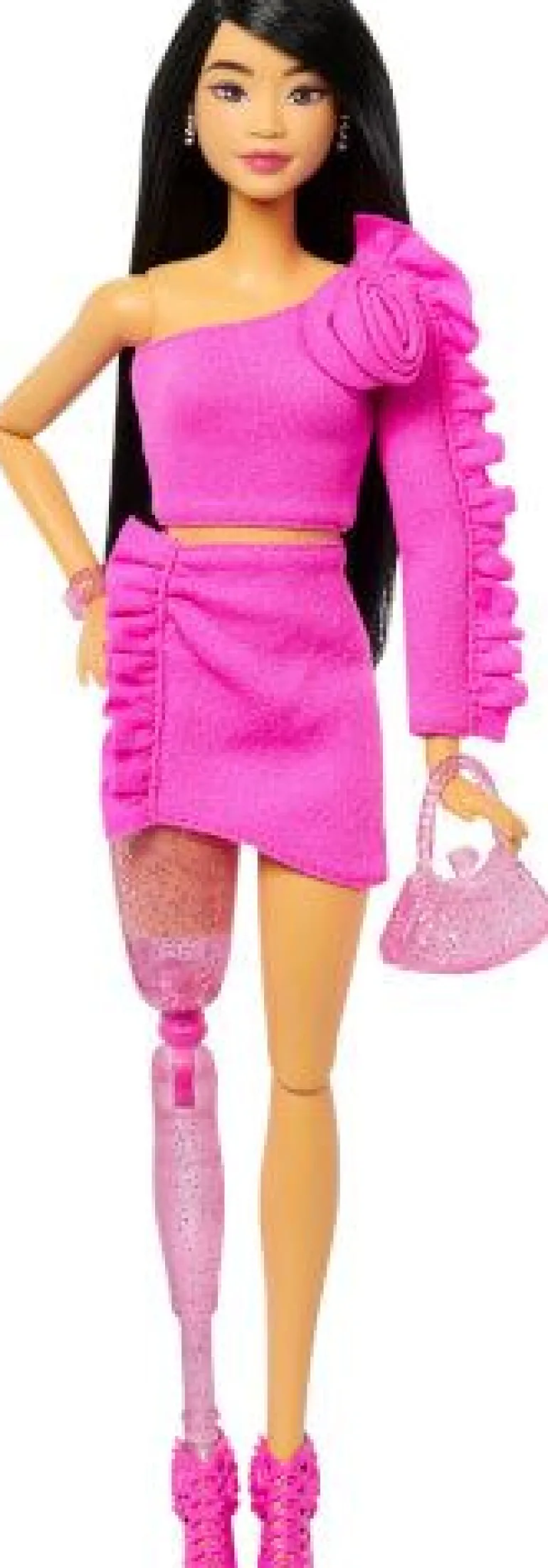 Barbie Deluxe Style-Puppe Nr. 2 mit pinkfarbenem Barbiecore-Obert | Teddy Toys Kinderwelt
