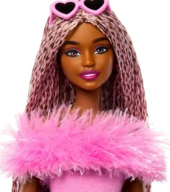 Barbie Deluxe Style-Puppe Nr. 4 mit weichem rosafarbenem Jumpsuit | Teddy Toys Kinderwelt