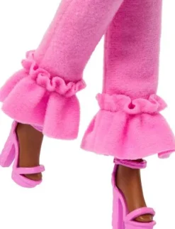 Barbie Deluxe Style-Puppe Nr. 4 mit weichem rosafarbenem Jumpsuit | Teddy Toys Kinderwelt